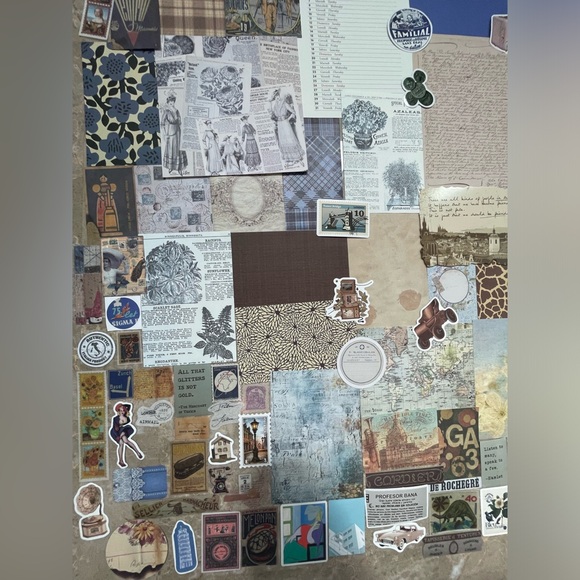 Junk Journal Ephemera Kit: Mixed Retro - Euro Romance Edition - Picture 7 of 11